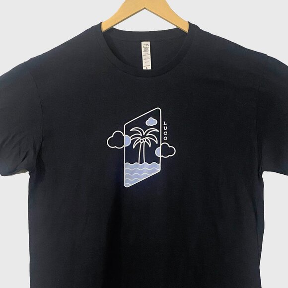 NEVER USED - Black Palm Paradise Tee - LuCo - Picture 1 of 3